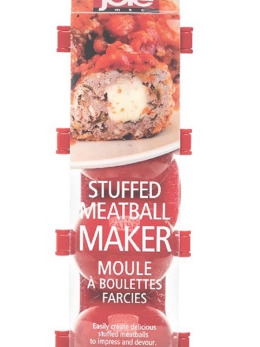 Joie Red Stuffed Meatball Maker Mold